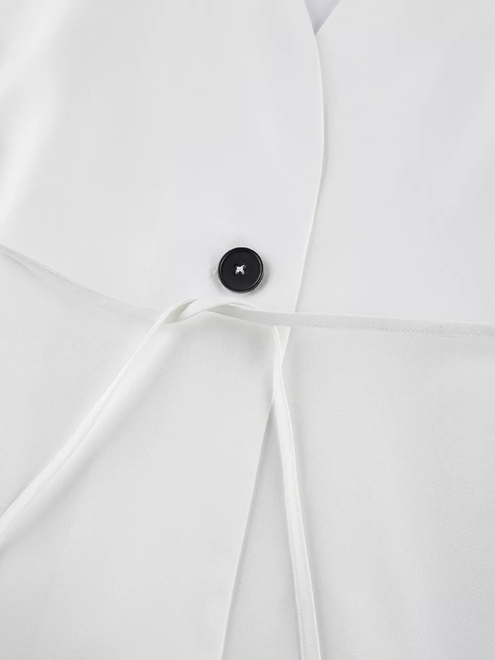 One Button Short Sleeve Top and Skirt Set, image 11