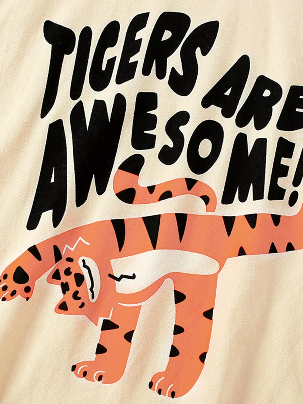 Children's Tigers Graphic Long Sleeve T-Shirt, image 3