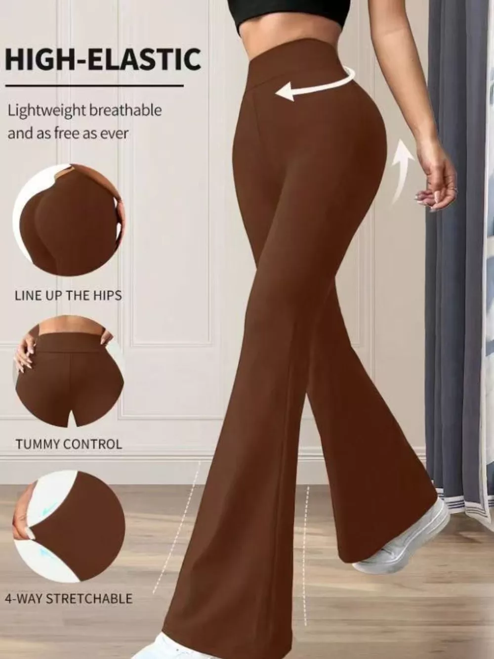 High Waist Flare Pants, image 10