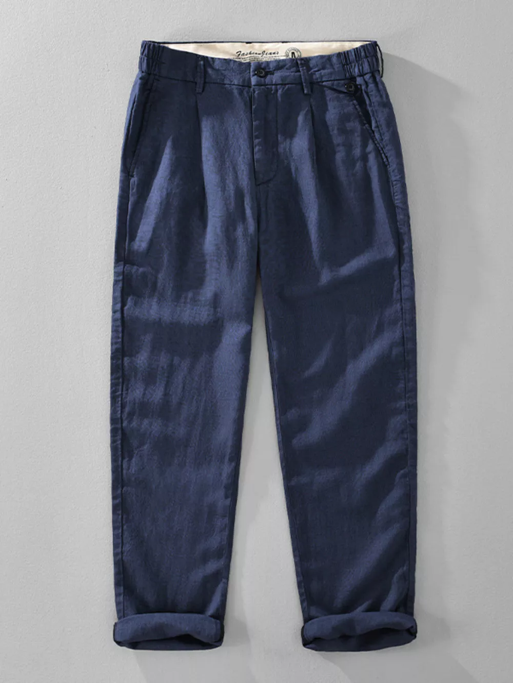 Men's Plus Size Casual Elastic Waist Pants, image 2