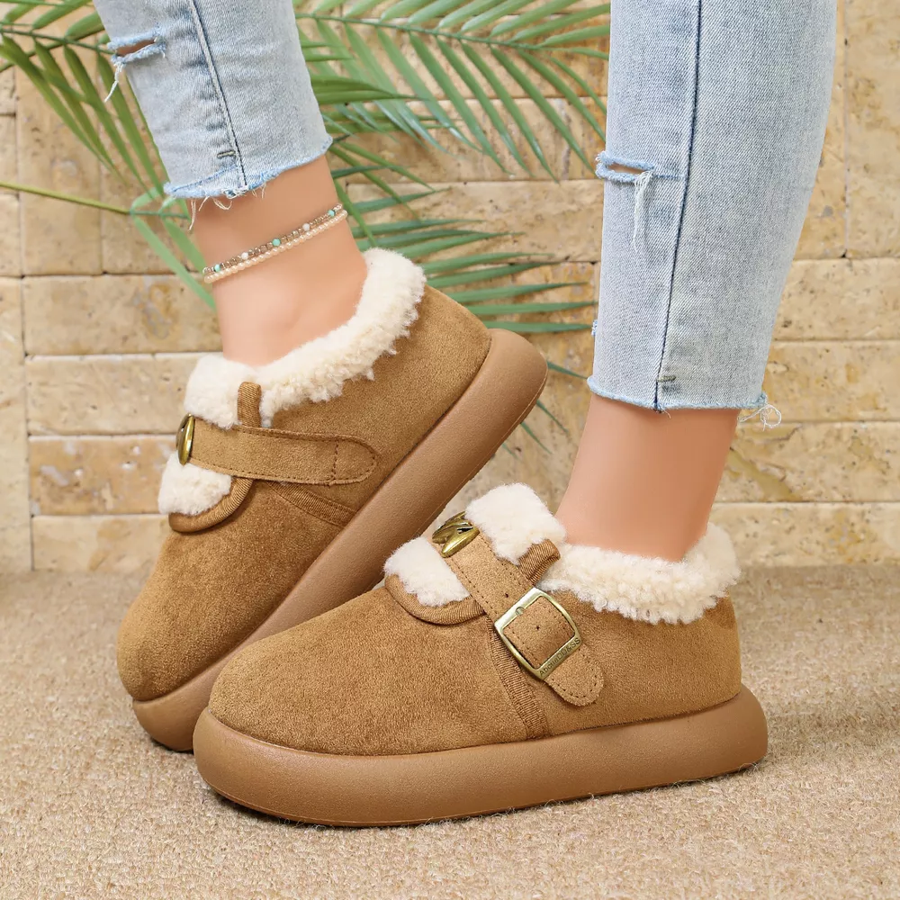 Round Toe Platform Ankle Boots, image 6