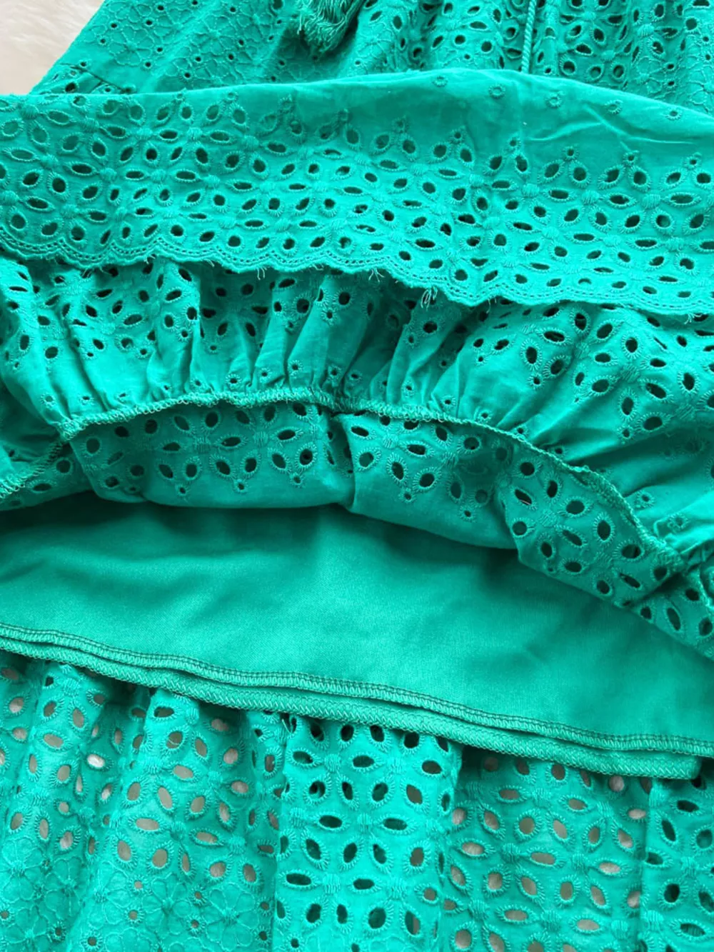 Eyelet Tiered Maxi Skirt, image 7