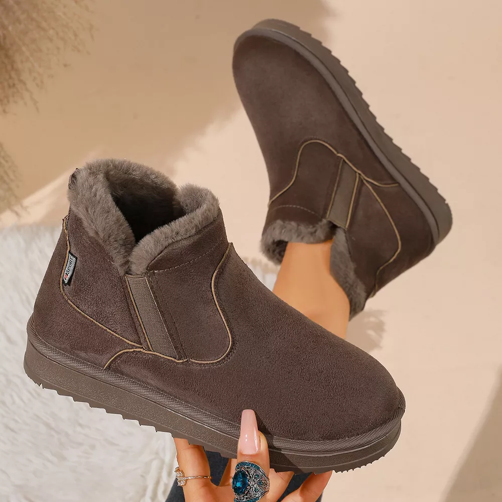 Plush Lined Winter Ankle Boots, image 19