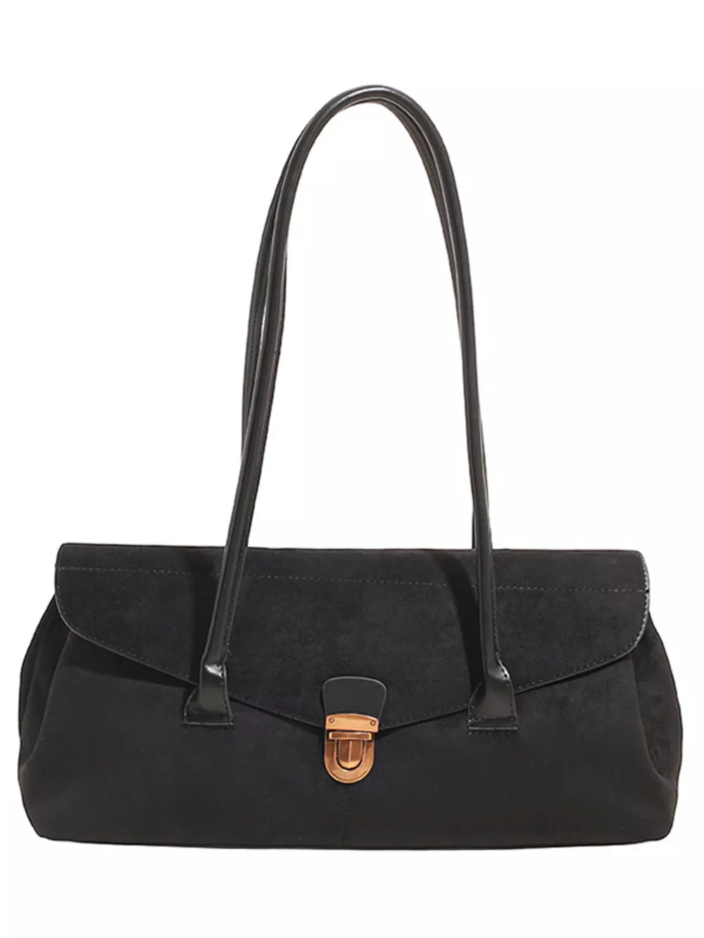Vintage Buckle Closure Shoulder Bag, image 2