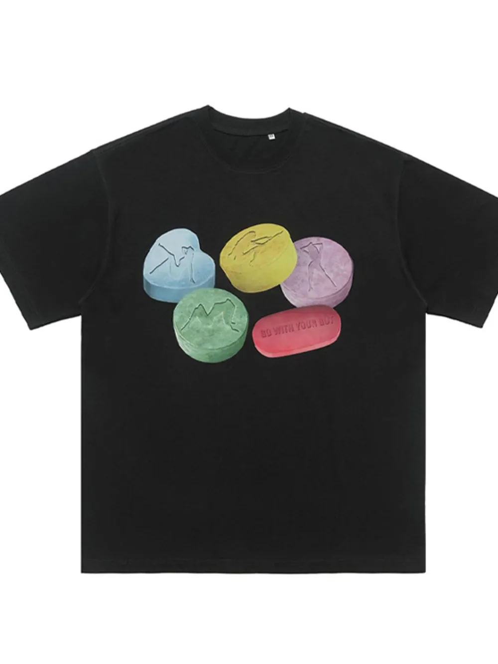 Men's Graphic Round Neck T-Shirt, image 4