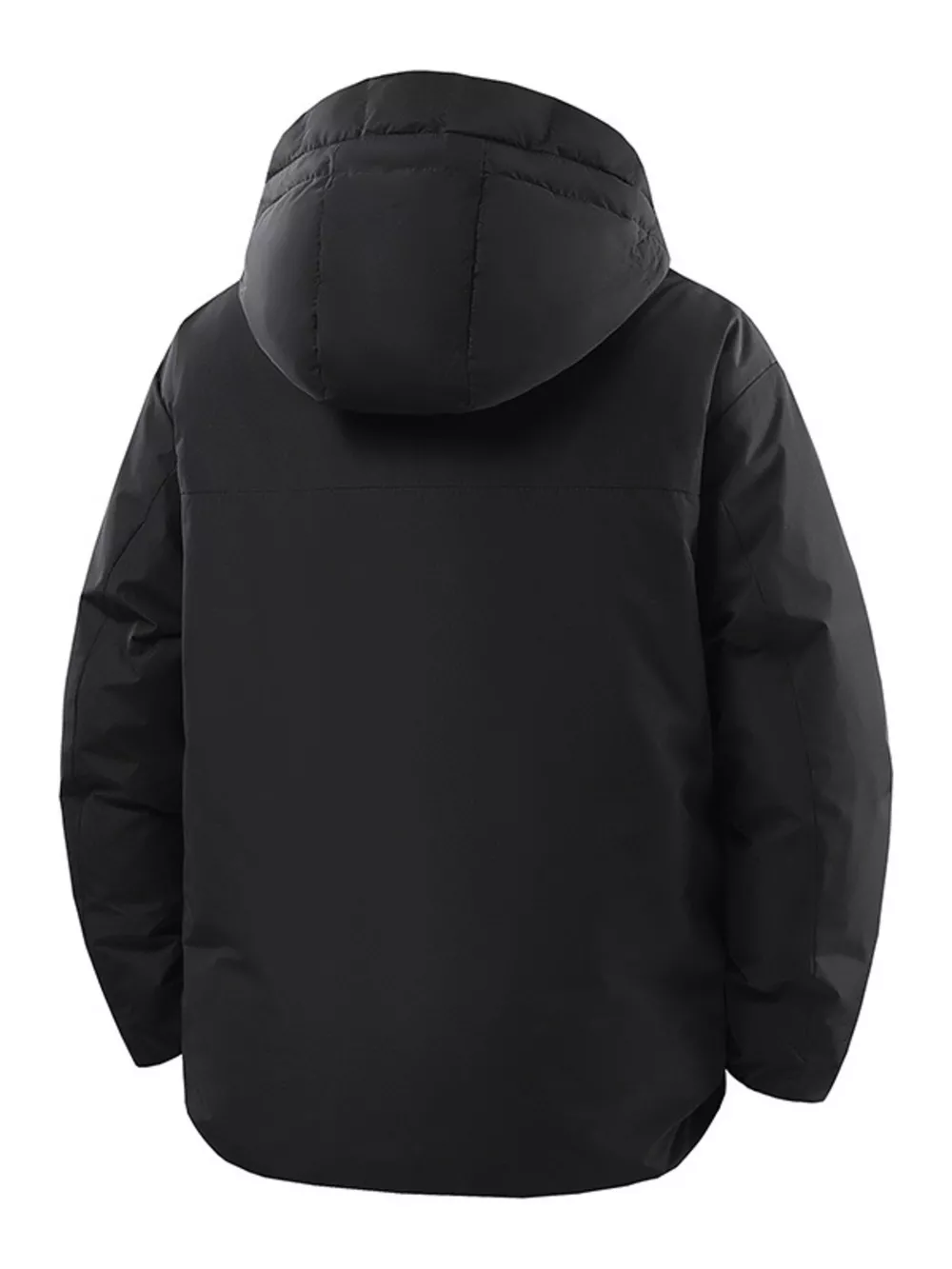 Men's Plus Size Zip Up Hooded Puffer Jacket, image 5
