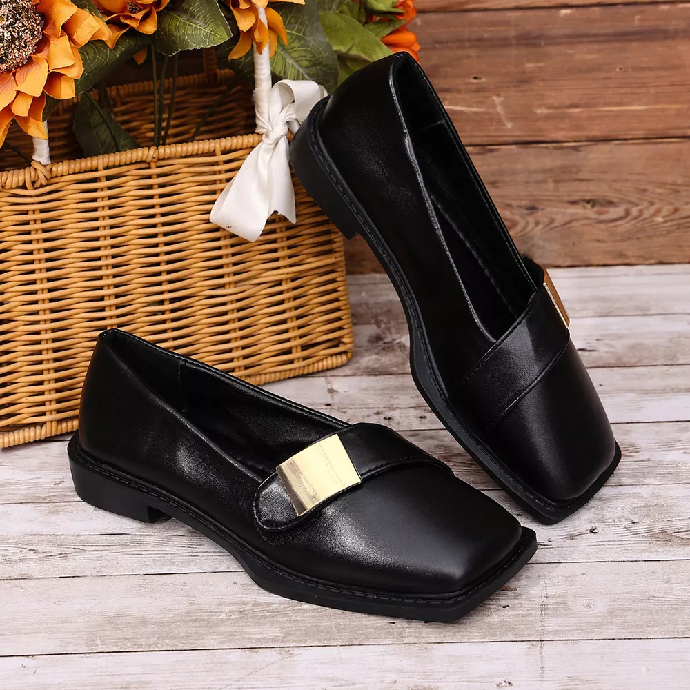 Square Toe Slip-Ons, image 3