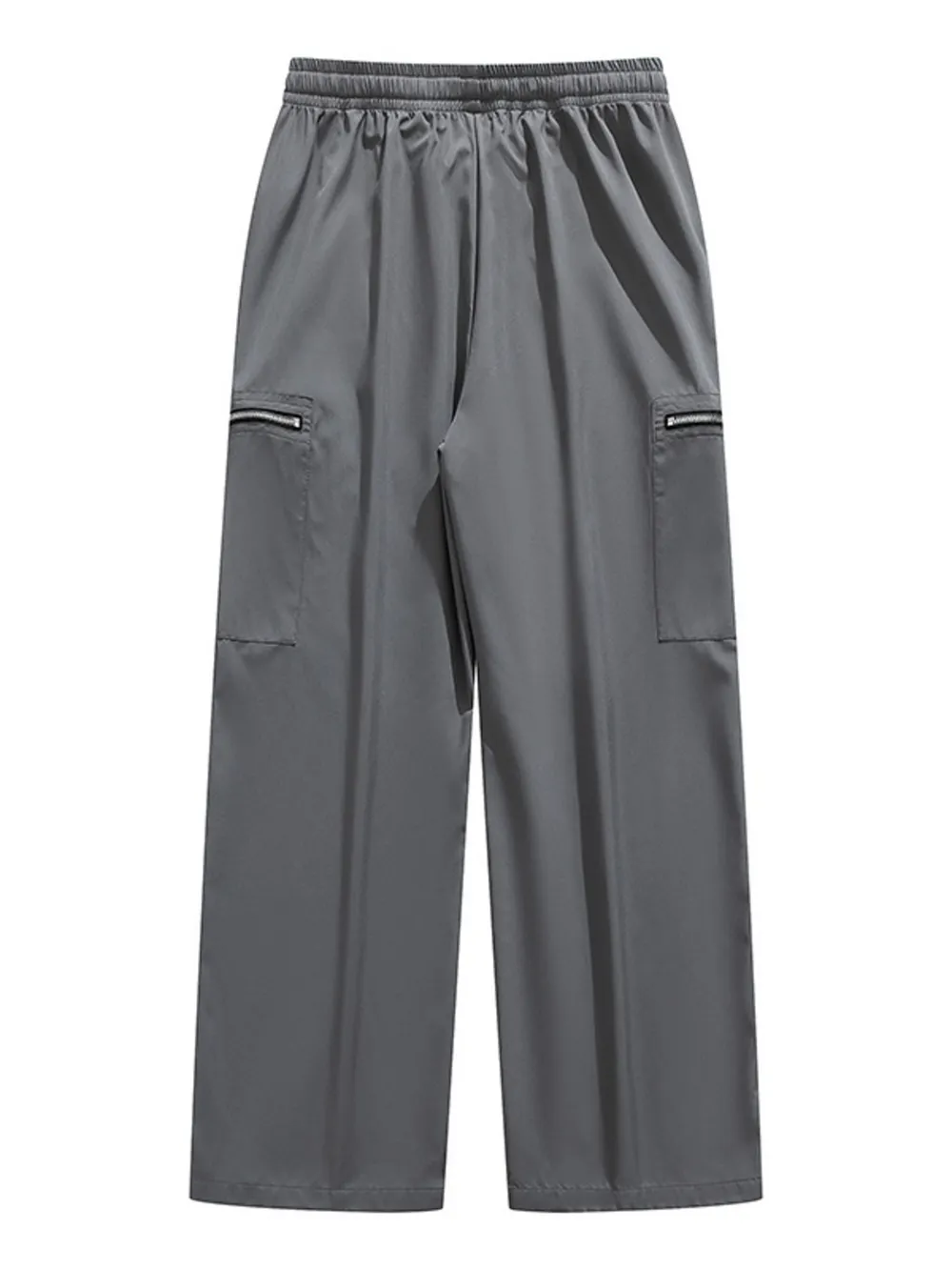 Men's Plus Size Pocketed Wide Leg Pants, image 3
