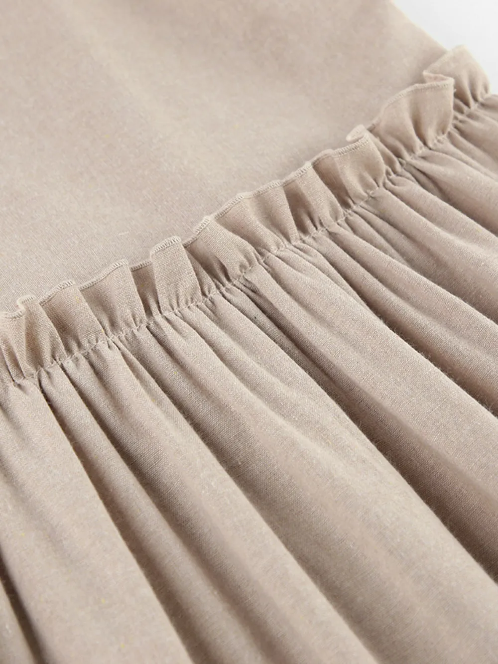 Tie-Shoulder Frill Mini Dress, image 16