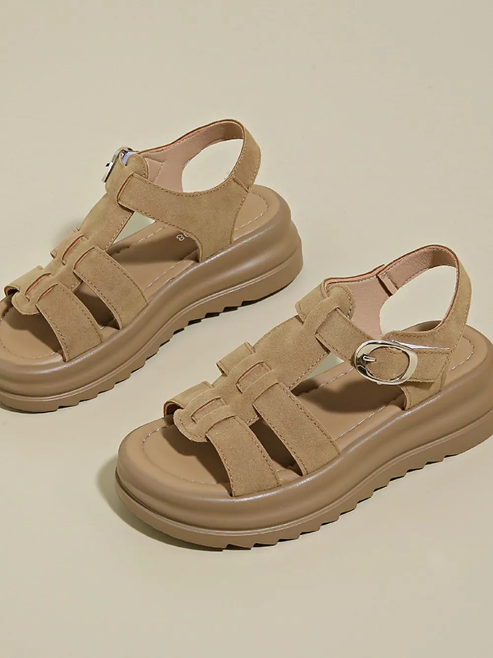 Platform Sandals with Ankle Strap, image 5