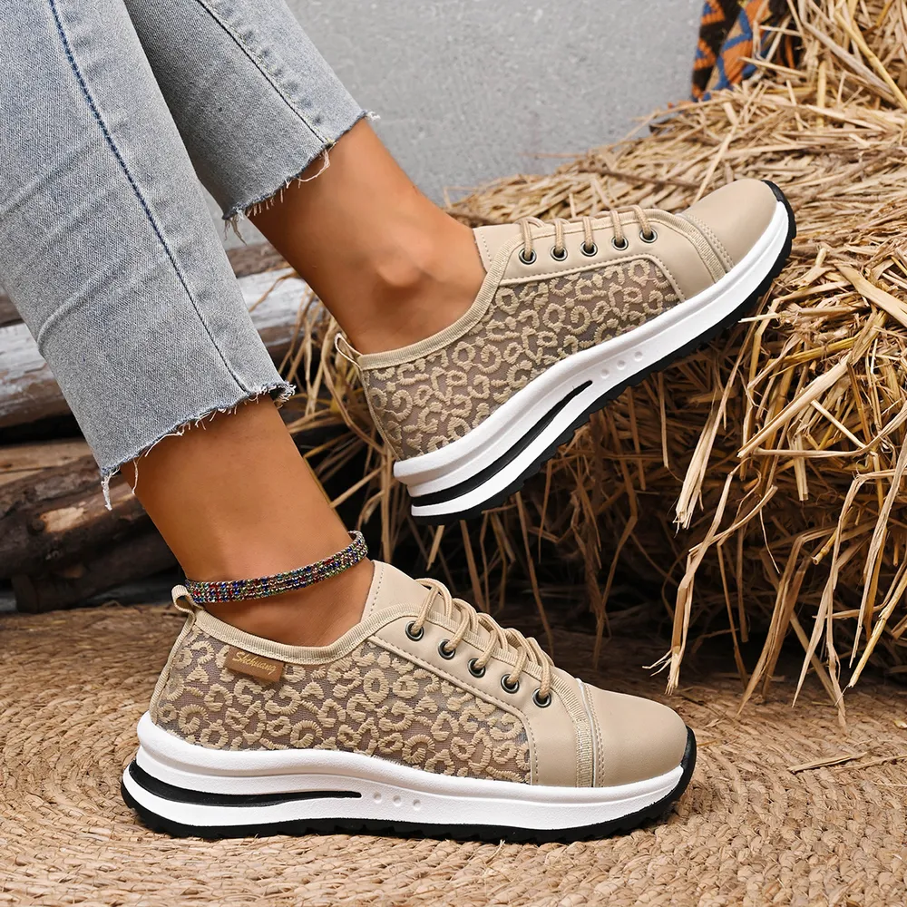 Lace-Up Platform Sneakers, image 10