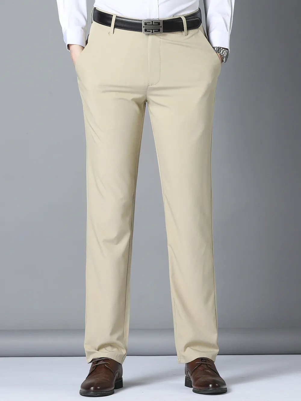 Men's Slim Fit Casual Pants, image 4