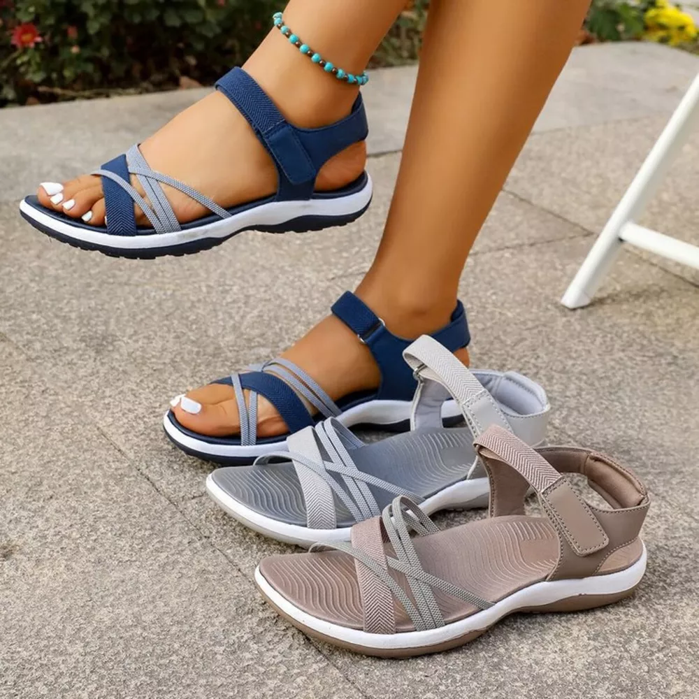 Adjustable Strap Open Toe Sandals, image 2