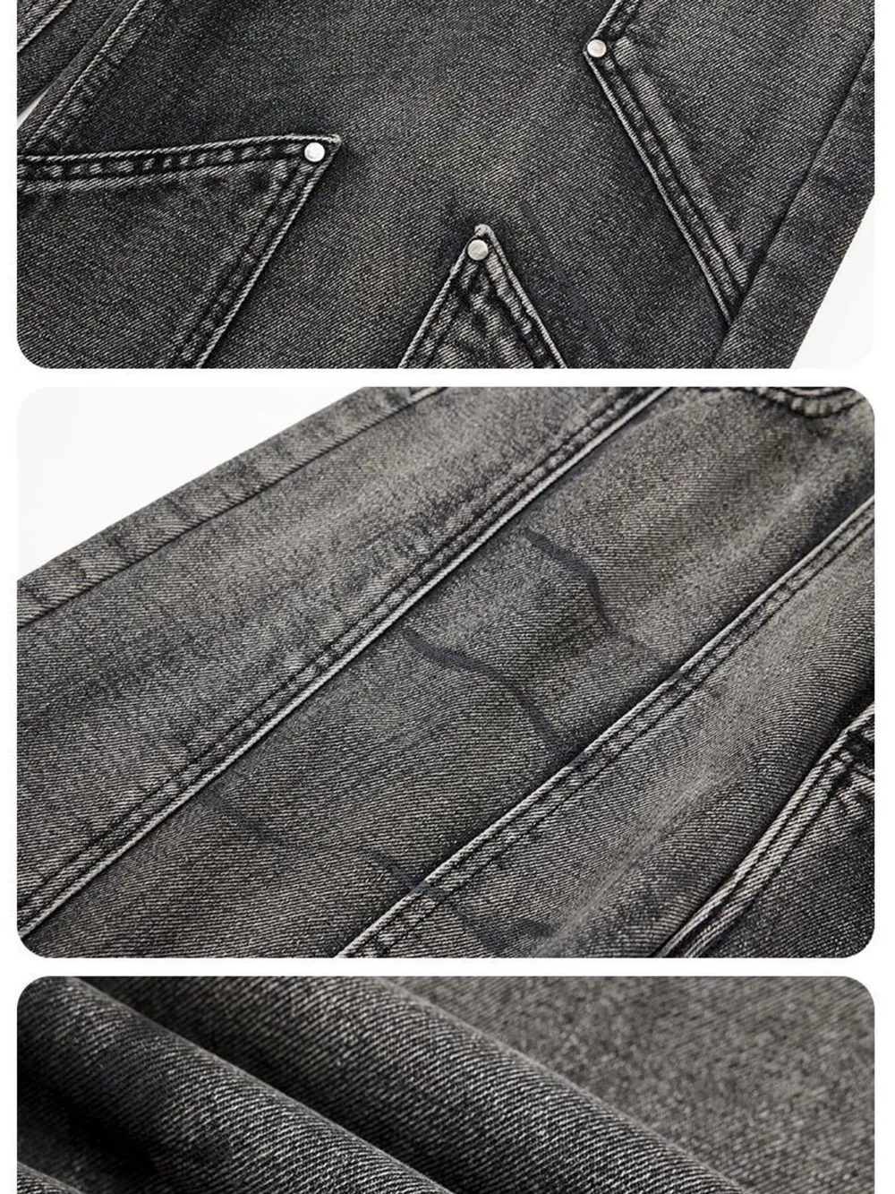 Men's Wide-Leg Jeans, image 4