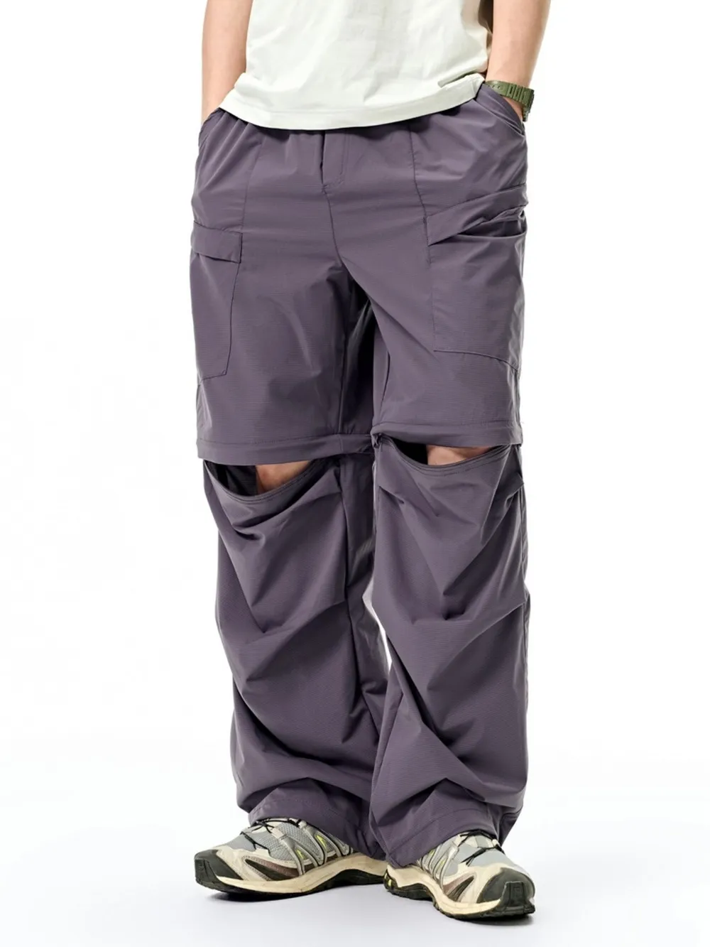 Men's Cargo Pants with Drawstring Waist, image 3