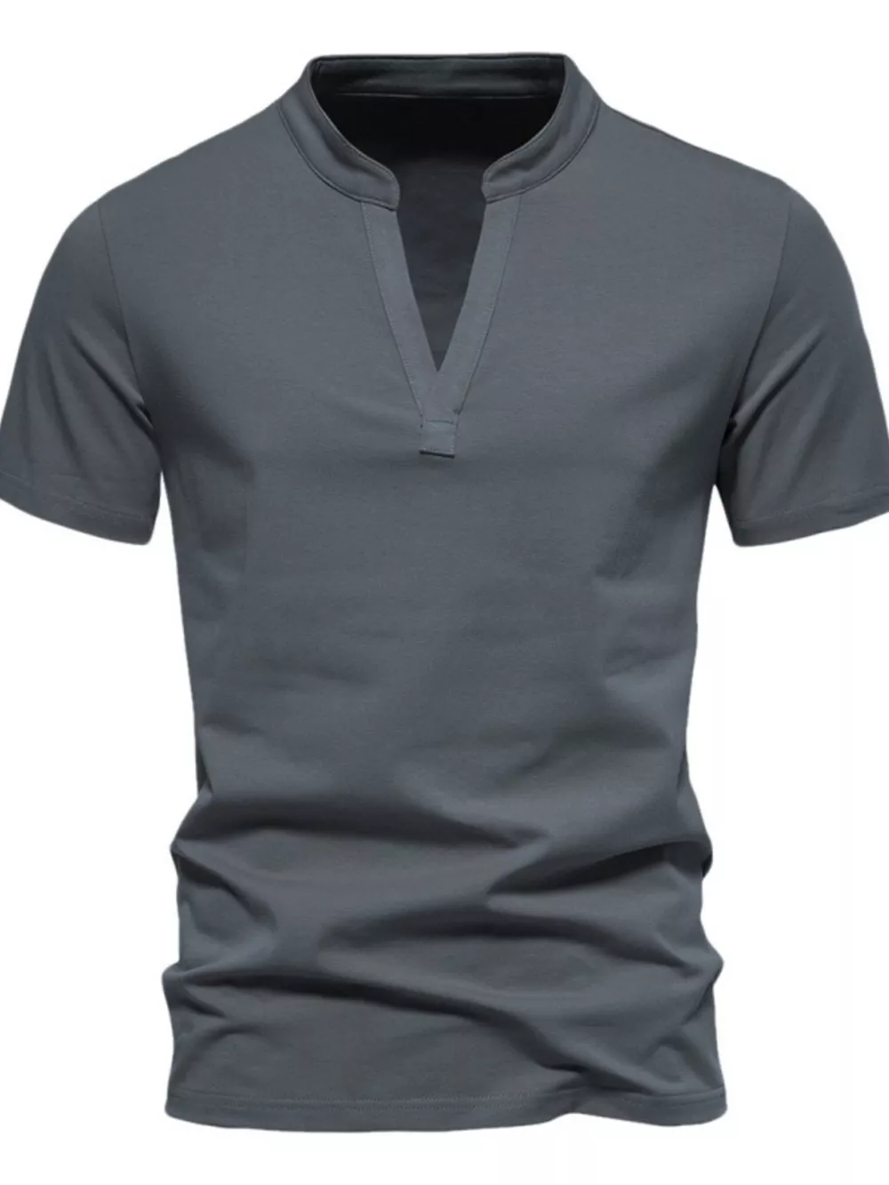 Men's Plus Size Casual Short Sleeve Slim Fit T-Shirt, image 2