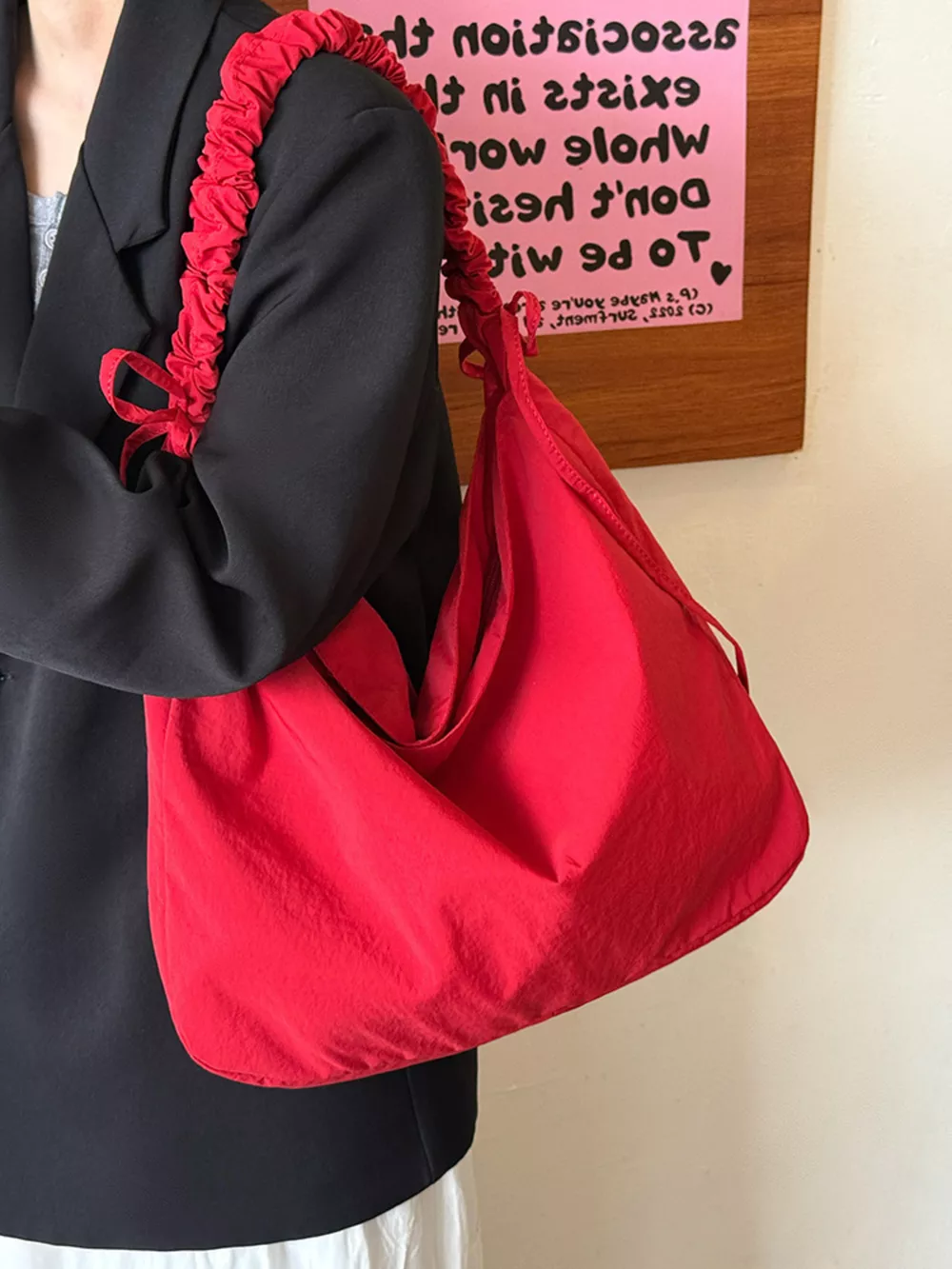Ruched Handle Crossbody Bag, image 2