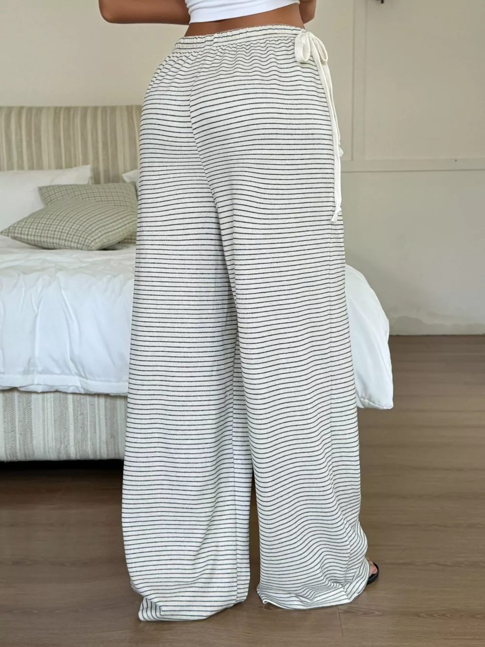 Striped Wide-Leg Pants, image 5
