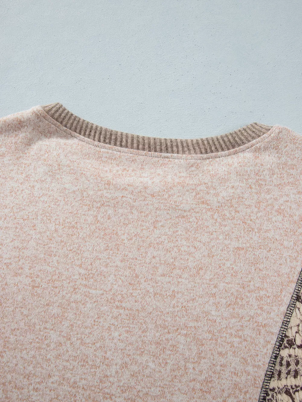 Floral Print Round Neck Long Sleeve Shift Top, image 7