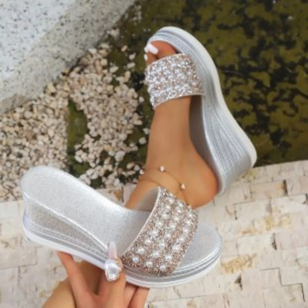 Open Toe Wedge Sandals, image 5