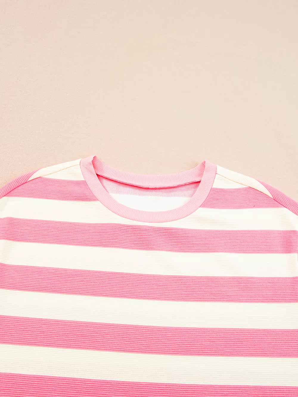 Stripe Cap Sleeve Pocketed Shift Dress, image 6