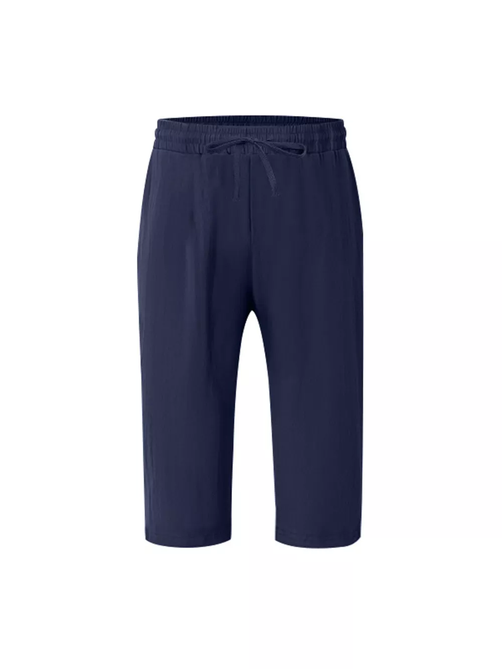 Men's Full Size Casual Drawstring Cropped Pants Plus Size, image 3