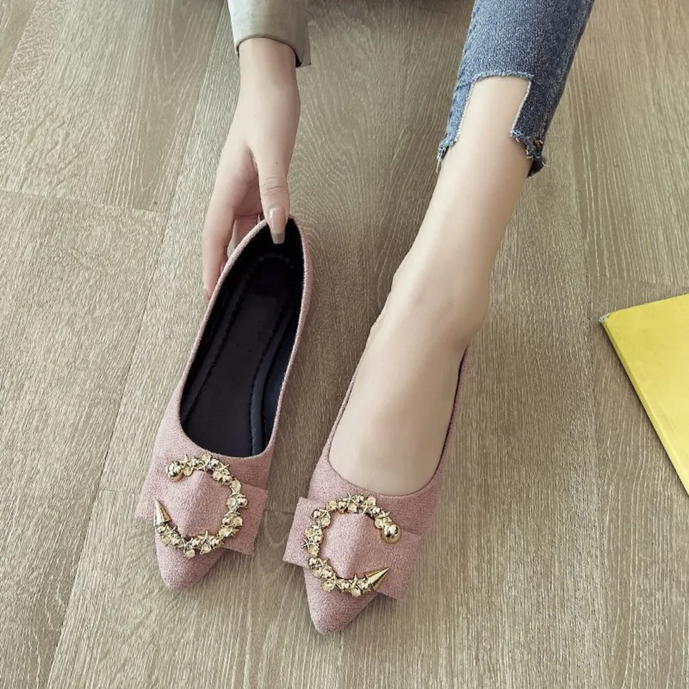 Point Toe Flat Slip-Ons, image 5