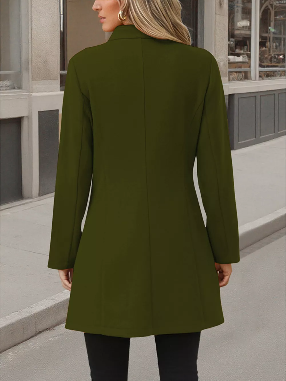 Button Up Long Sleeve Coat, image 20
