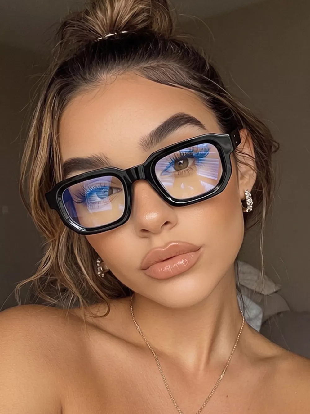 Retro Square Frame Sunglasses, image 4