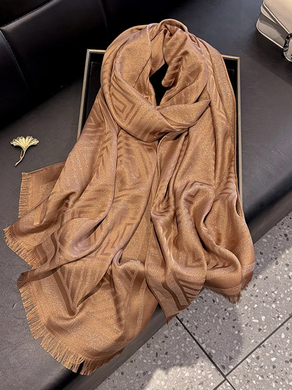 Raw Hem Lightweight Scarf, image 3
