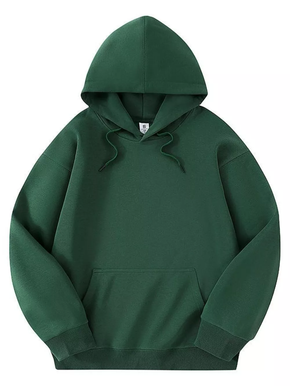 Men's Full Size Solid Color Casual Hoodie Plus Size, image 7