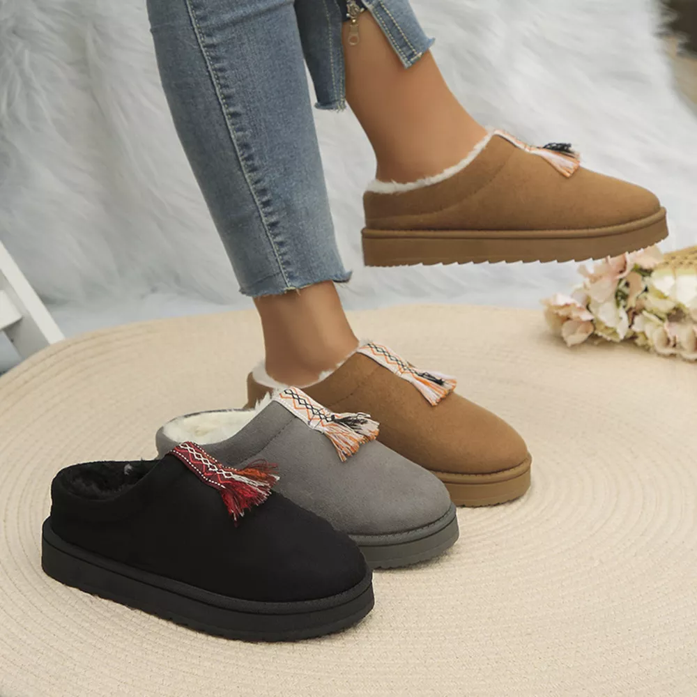 Round Toe Platform Slippers, image 2