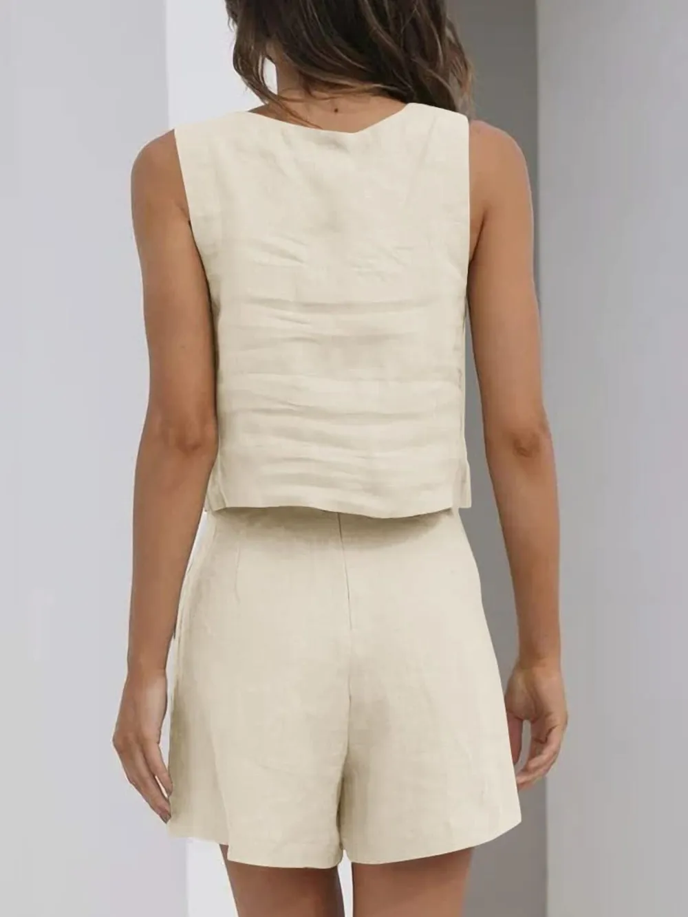 Square Neck Tank and Shorts Set, image 19