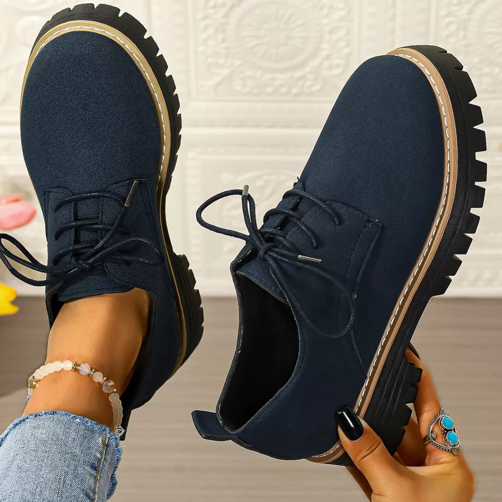 Lace-Up Platform Loafers, image 13