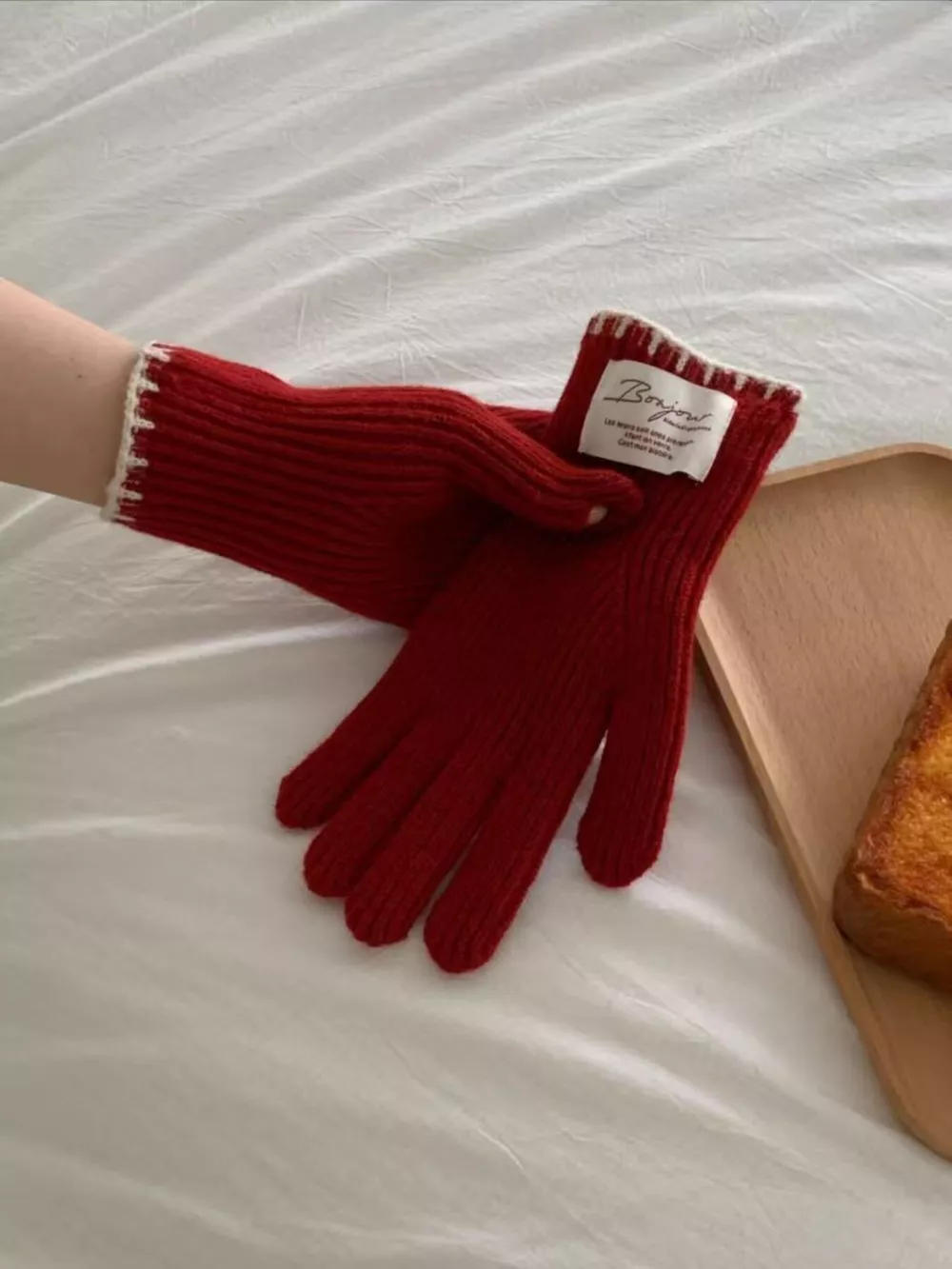 Ribbed Knit Gloves, image 17