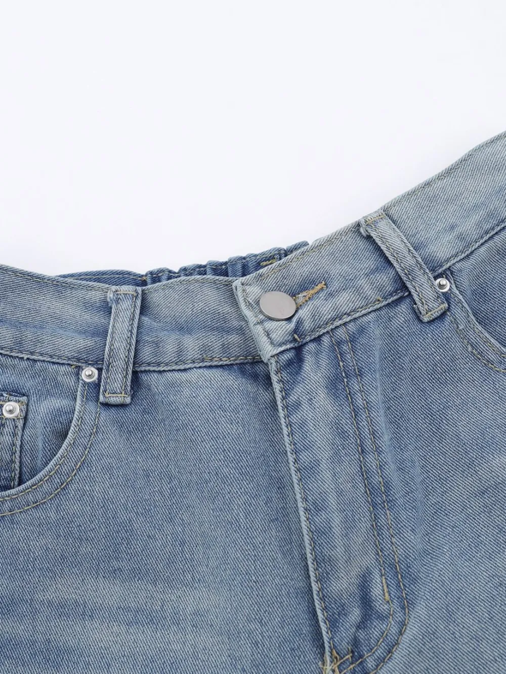 Men's High-Waist Wide Leg Relaxed Fit Jeans, image 7