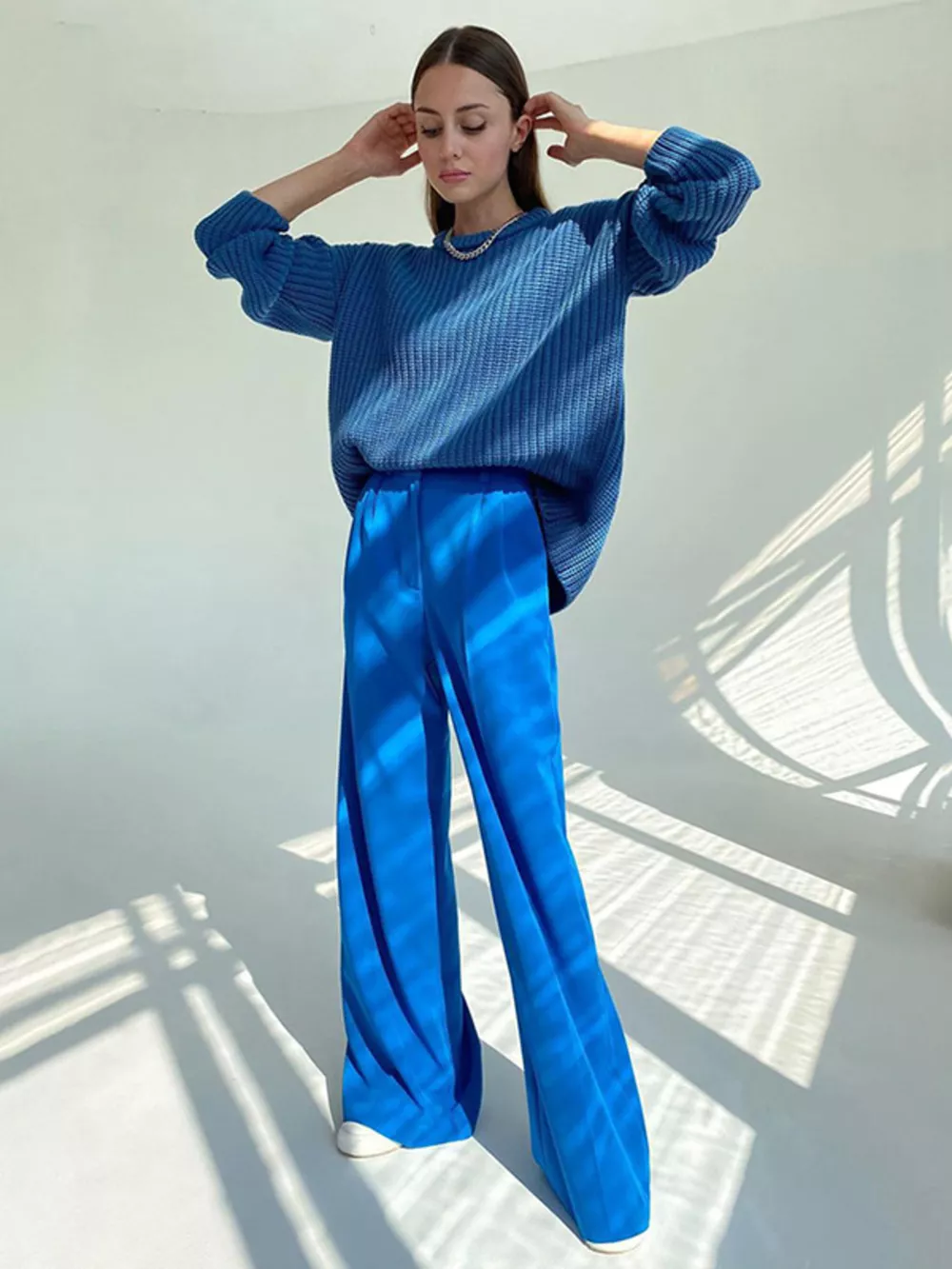 Wide Leg Pleated Pants, image 12