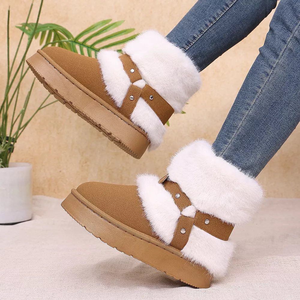 Round Toe Platform Boots, image 8