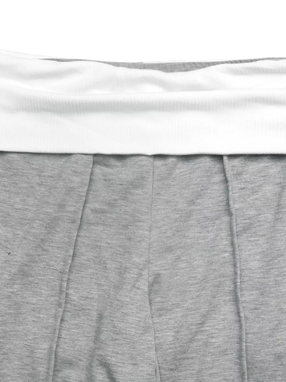 High-Waisted Wide-Leg Contrast Pants, image 12