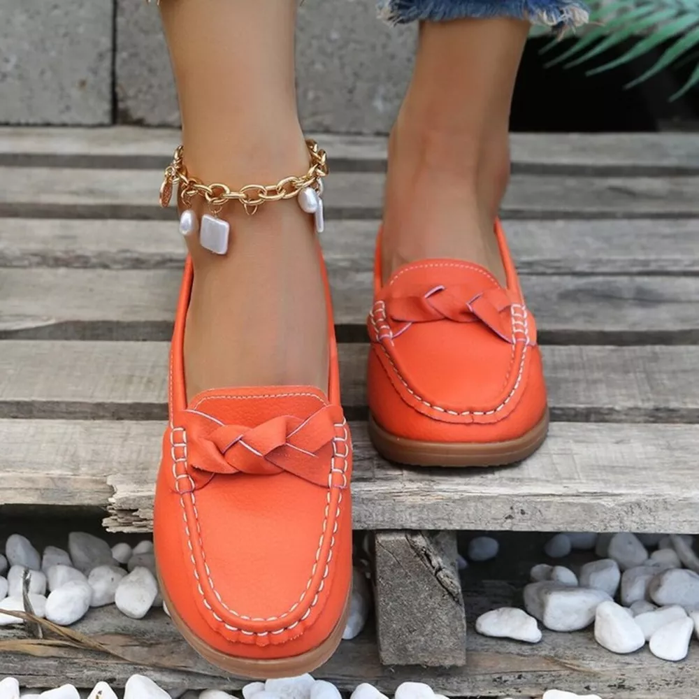 Round Toe Flats Slip-Ons, image 9