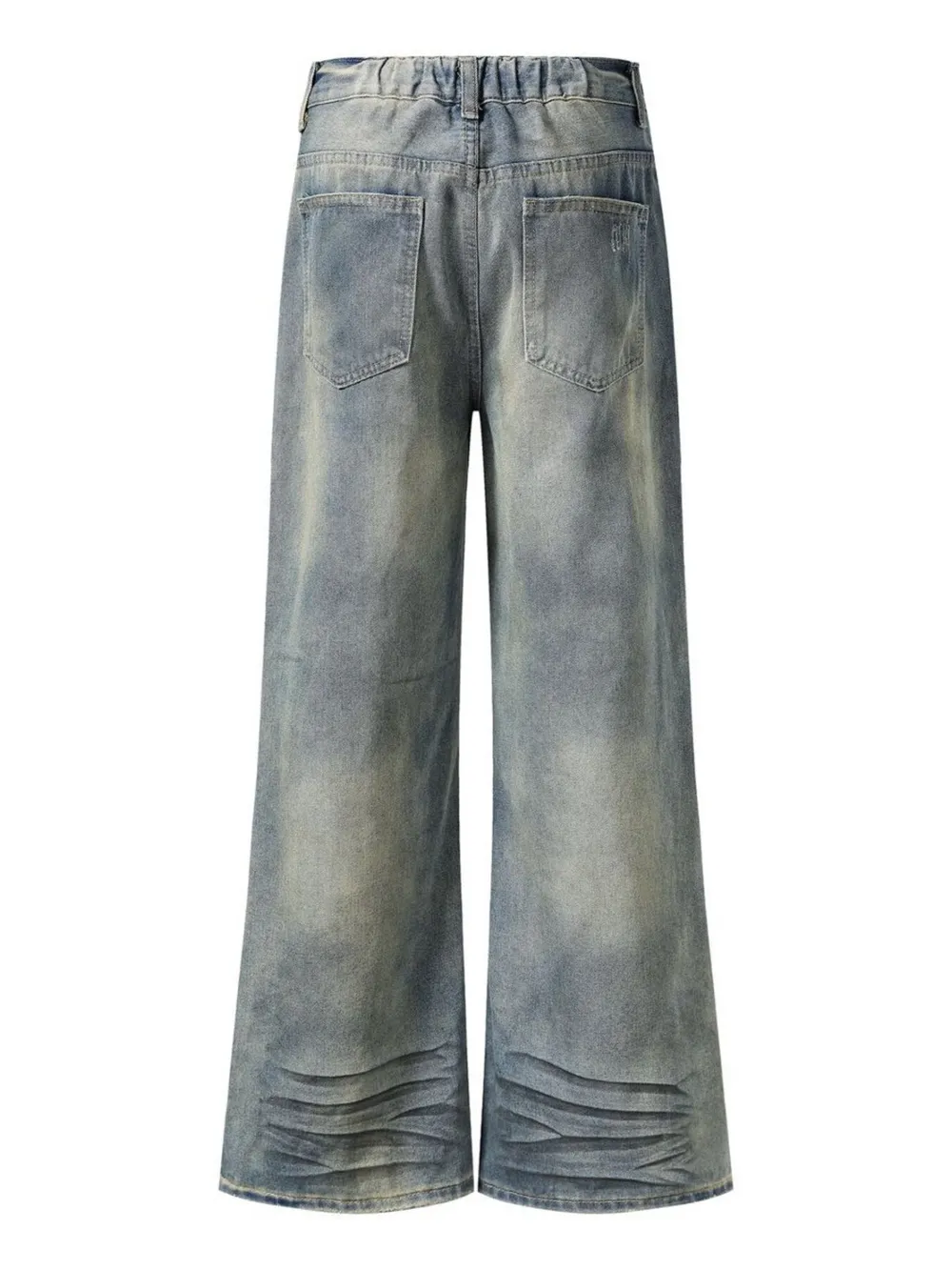 Men's Distressed Wide Leg Jeans, image 3