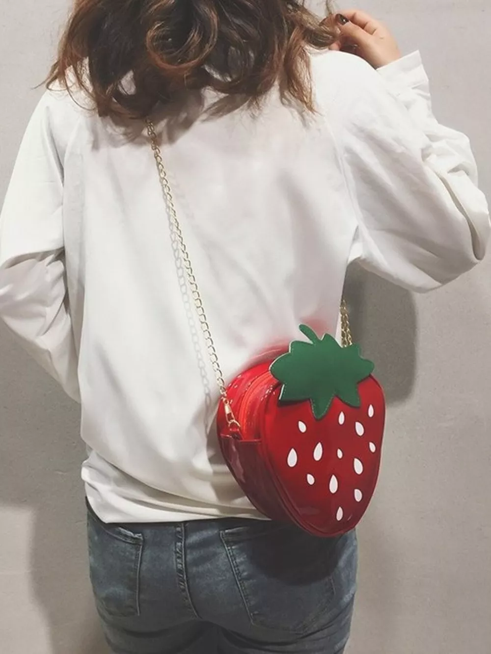 Strawberry Shaped Crossbody Bag, image 12