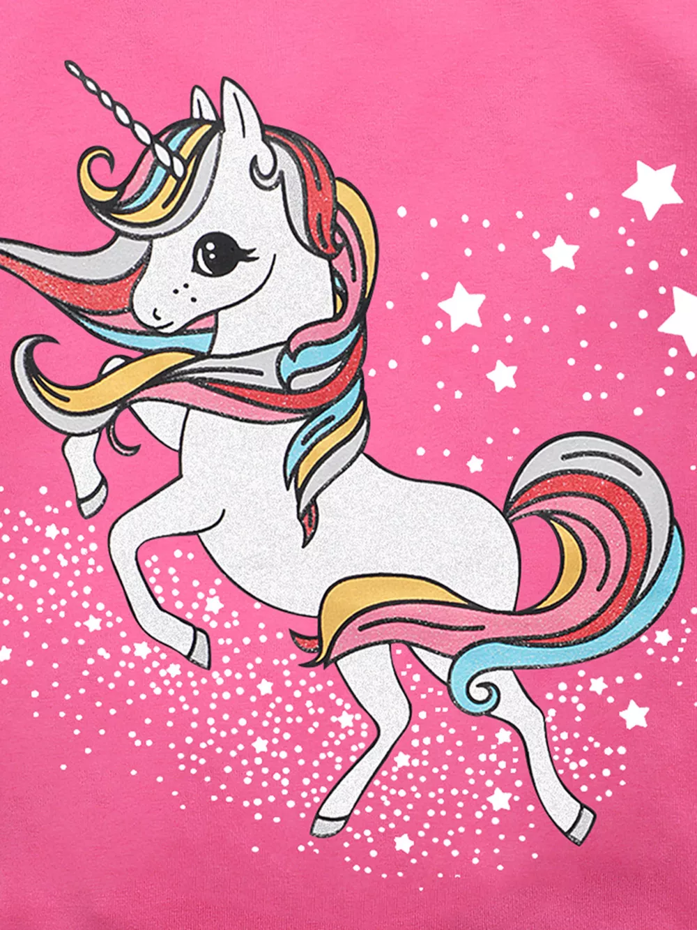 Children's Unicorn Graphic Short Sleeve T-Shirt, image 7
