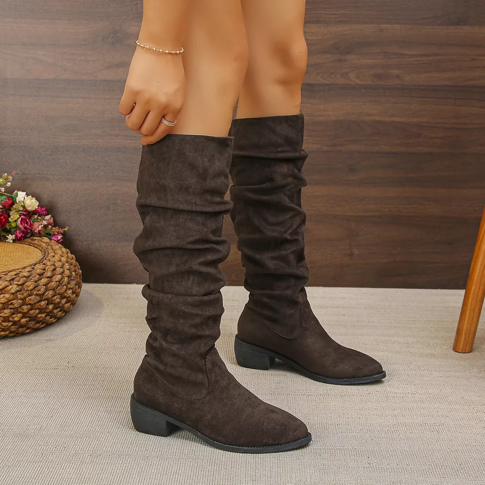 Point Toe Slouchy Boots, image 4