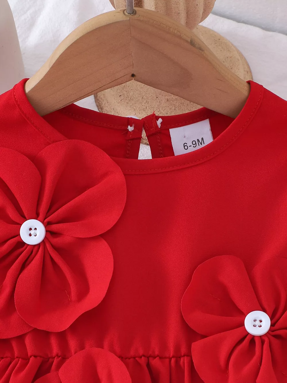 Children's Flower Ruffle Sleeve Dress, image 3