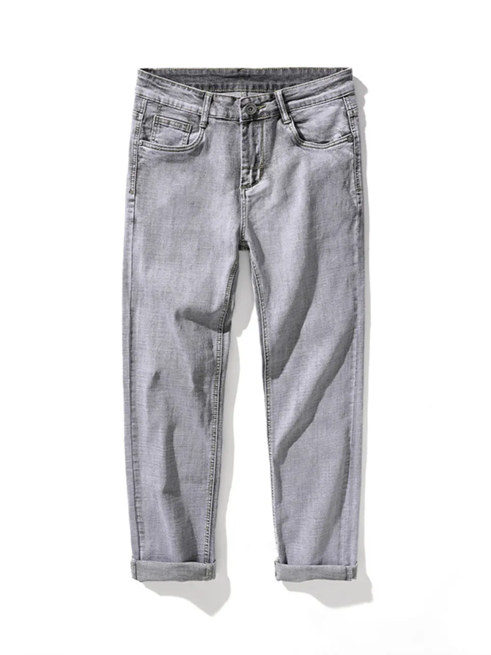 Men's Slim Fit Washed Jeans, image 9