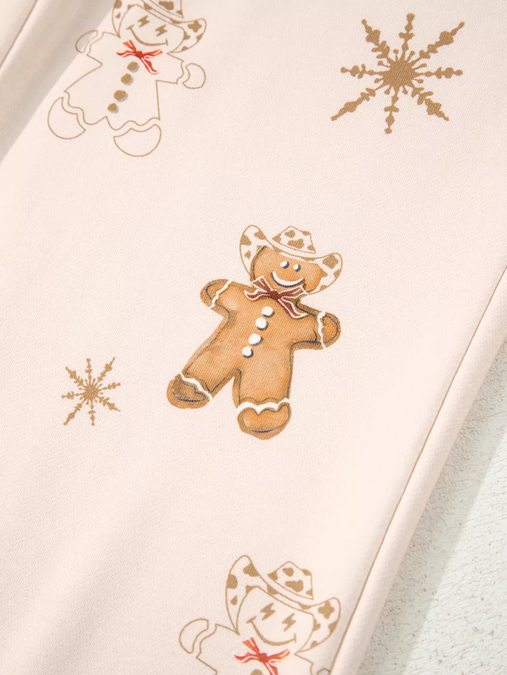 GINGERBREAD BAKERY Christmas Long Sleeve Top and Pants 2pcs Set, image 10