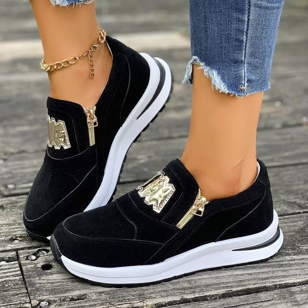 Round Toe Platform Slip-Ons, image 2