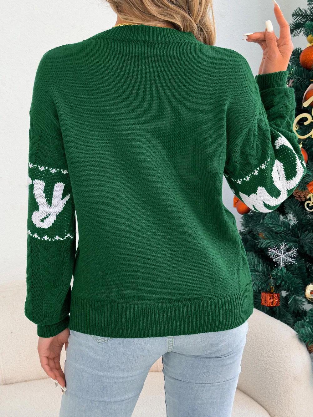 Merry Cable Knit Sweater, image 9