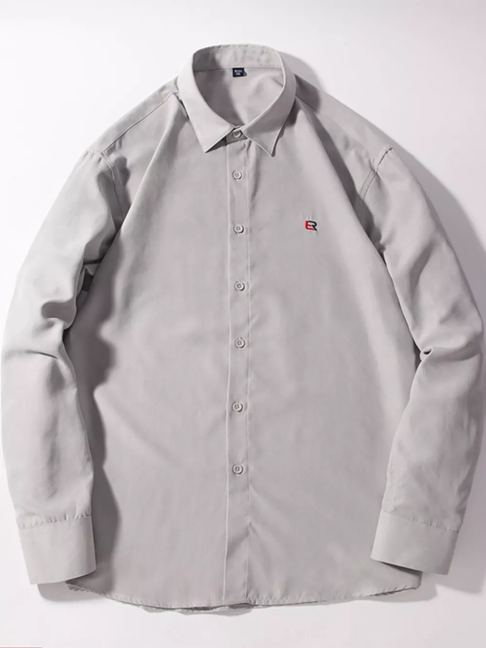 Men's Full Size Casual Button Up Long Sleeve Shirt Plus Size, image 8
